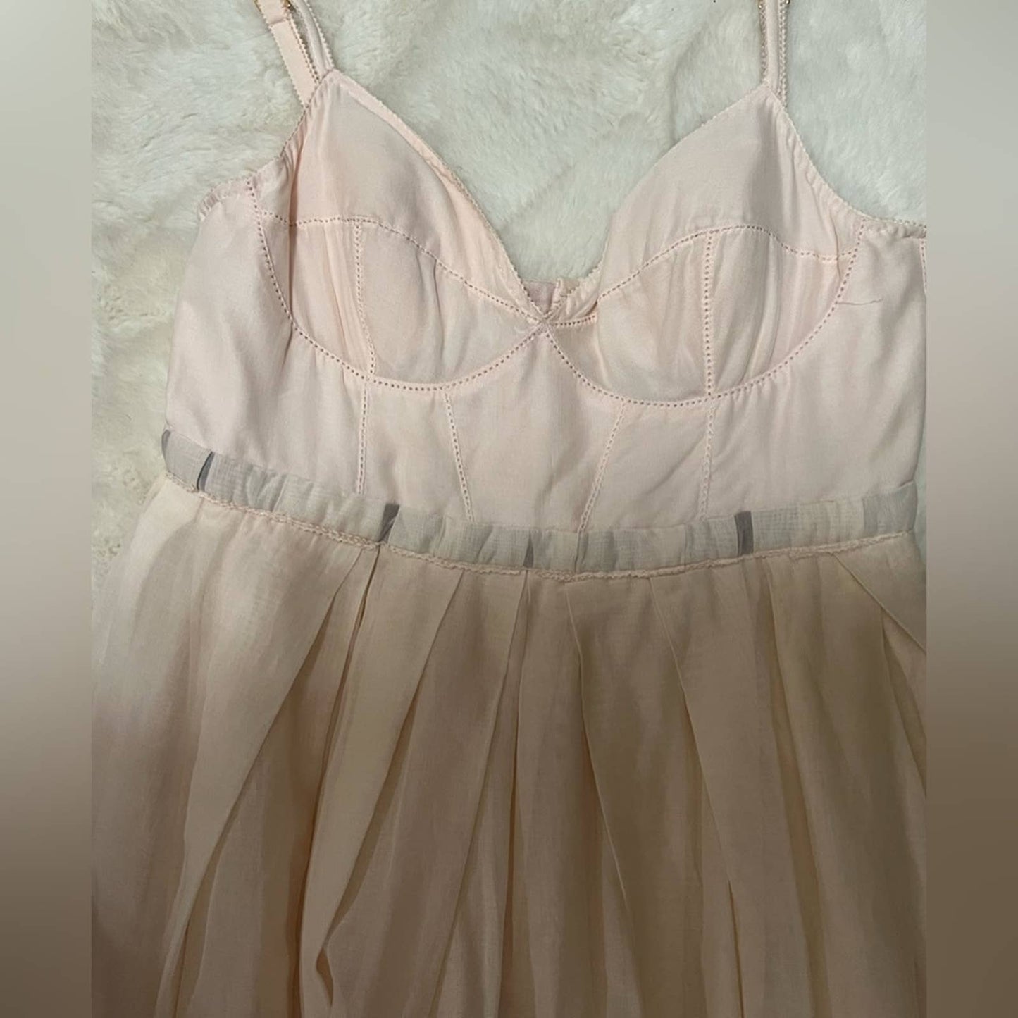 Louis Vuitton, Soft Pink Cotton Dress (40/S)