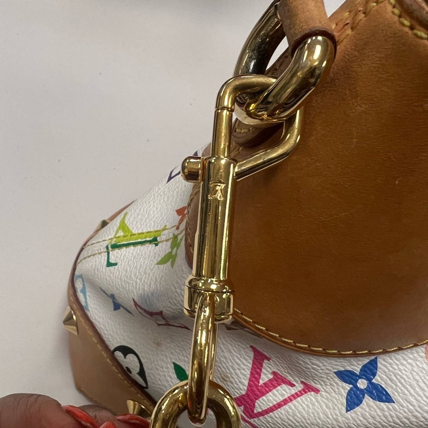 Louis Vuitton White Multicolor Judy Hand | Shoulder Bag