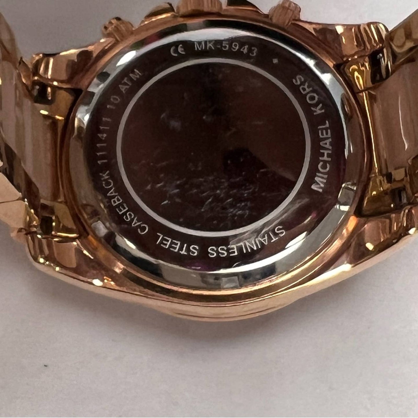 Michael Kors rose gold quarts watch