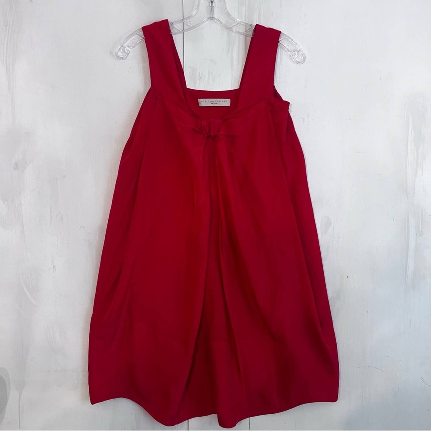 Stella McCartney Red Silk Dress XS