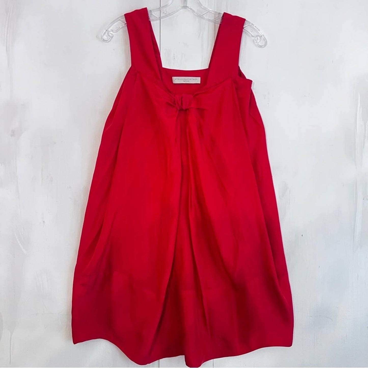 Stella McCartney Red Silk Dress XS
