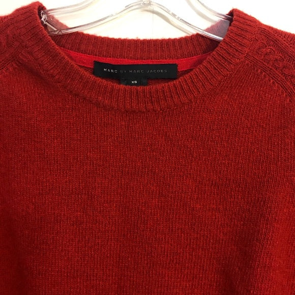Marc by Marc Jacobs Red Pepper Merino Wool Sweater